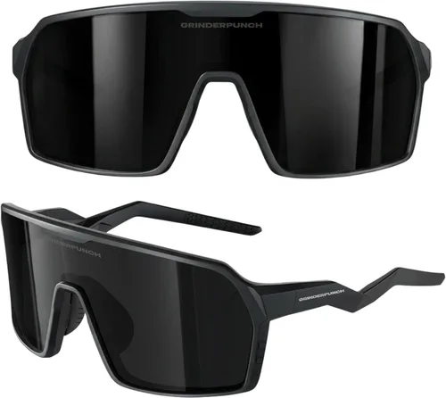 Vista 19 de grinderPUNCH Lentes de sol deportivos polarizados para hombres y mujeres, con protección UV, para béisbol, correr, ciclismo, esquí y pickleball
