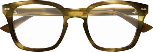Vista 2 de Gucci Gafas vintage GG0184O 010 de 1.969 in para hombres y mujeres, paquete de cuidado de gafas Ocu-Kit, Habana claro