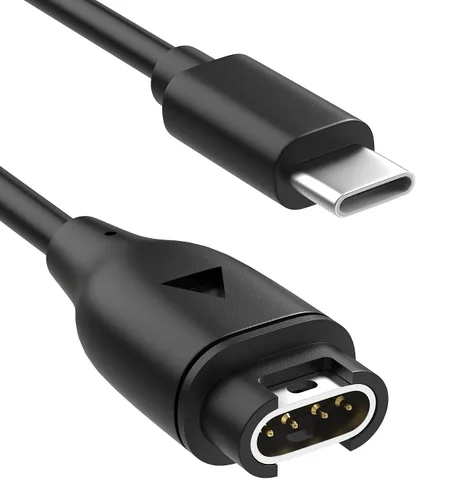 Vista 7 de Cable de carga USB compatible con Garmin Forerunner 55 165 265 970 255, Vivoactive 5 6, Venu 3 Sq2, Instinct 3 2, Fenix 8 7 6 5, Approach S44