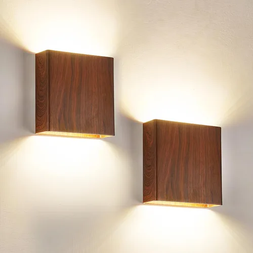 Vista 10 de Blanco arriba y abajo moderno de aluminio interior al aire libre LED