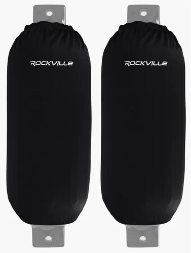 Vista 46 de Rockville C8527NB - Paquete de 4 fundas para guardabarros de barco de 8.5 x Azul marino