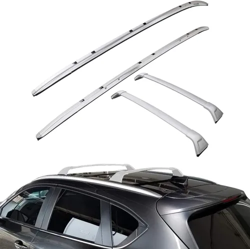 Vista 9 de ANTS PART Barras transversales para Mazda CX-5 CX5 2017-2025, necesita riel de techo Heavy Duty Aluminum Crossbar, 165LBS, Easy Install