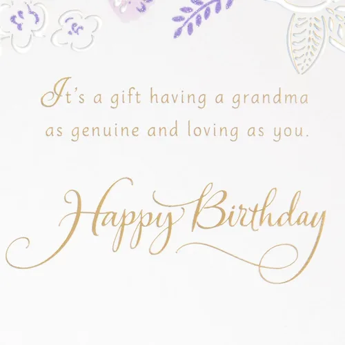 Vista 5 de Hallmark Tarjeta de cumpleaños para la abuela (regalo maravilloso)