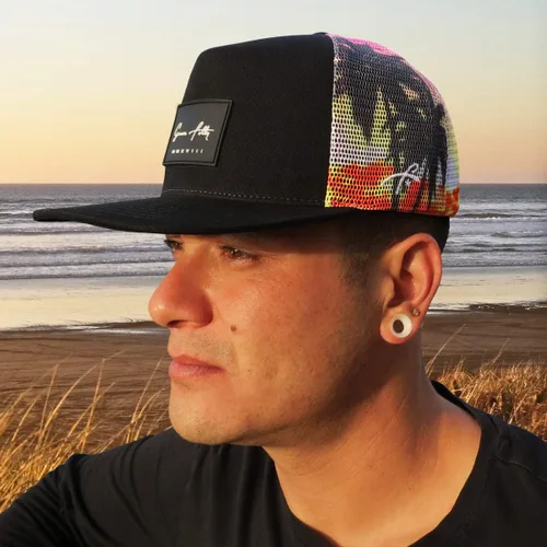Vista 7 de Grace Folly Gorra de camionero para hombres y mujeres Gorras de malla estilo snapback