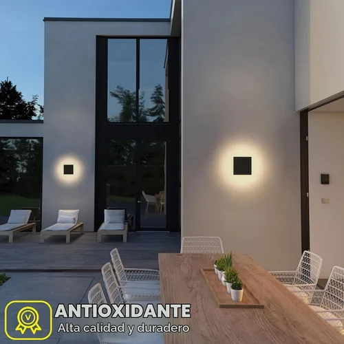 Vista 2 de Lámpara de Pared LED para Exteriores Luz de Porche Moderna Luz de Patio para Casa Aplique de Pared Exterior de Aluminio Impermeable Luces de Porche
