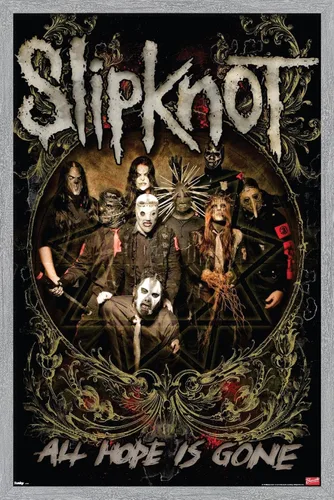 Vista 18 de Trends International Slipknot - Póster de pared de Hope Is Gone, 14.725 x 22.375 pulgadas, versión enmarcada de madera de granero