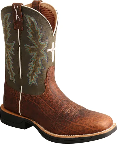 Vista 2 de Twisted X Botas Tech X de 11 pulgadas para hombre - Cómodas botas occidentales casuales para hombre