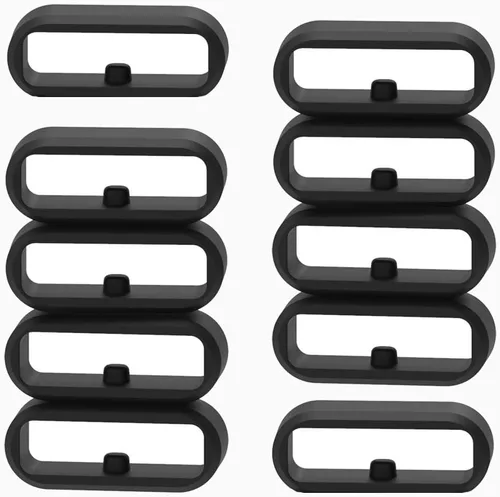 Vista 6 de FitTurn Bandas de sujeción compatibles con Fitbit Versa 4, Versa 2, Versa 3, Versa Lite Edition (paquete de 6) bandas de seguridad con soporte