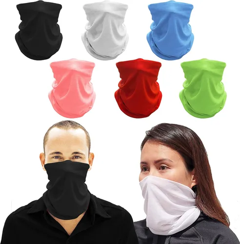 Vista 4 de Pink Box - mascada multiusos para el cuello, para el verano, pasamontañas, cubierta facial.