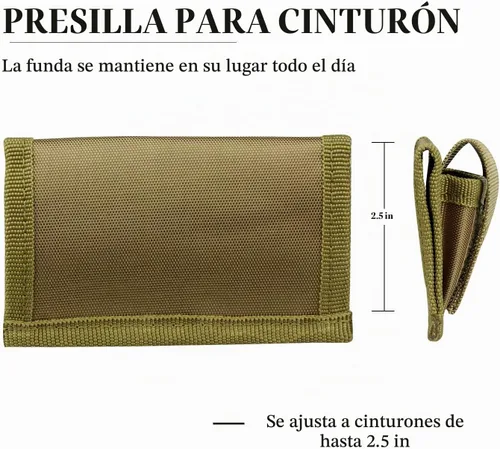 Vista 4 de Kosibate Estuche para Cinturón Speedloader de Nylon Táctico, Doble Cargador de Cinturón de Ajuste Universal .357 .44 La mayoría de .38 a .45 Colt
