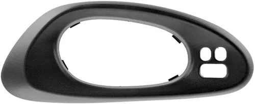 Vista 6 de Juego de bisel de manija de puerta interior delantera color negro compatible con Chevrolet Trailblazer EXT 2002-2009 2002-2006
