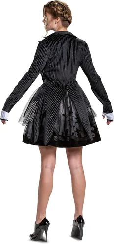 Vista 2 de Disfraz de NBC Jack Skellington para mujer Negro