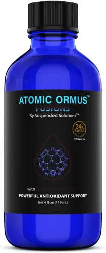 Vista 4 de Atomic ORMUS Fusions C60 Monoatomic Gold – Líquido de 4 onzas, 99.9% carbono C60 puro 60 + oro de 24 quilates ORMUS, libre de disolventes