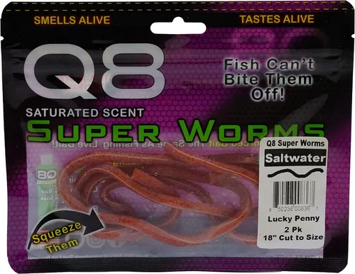 Vista 5 de Q8 Super Bait Super Worms Blanco perla