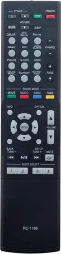Vista 4 de RC-1189 Remoto reemplazado para receptor Denon AV AVR-S700W AVR-S710W AVR-S720W AVR-X1100W AVR-X1200W AVR-X1300W AVR-S700 AVR-S710 AVR-S720