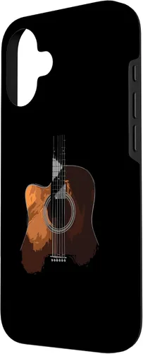 Vista 2 de iPhone 16 Instrument - Guitarist Acoustic Guitar Case