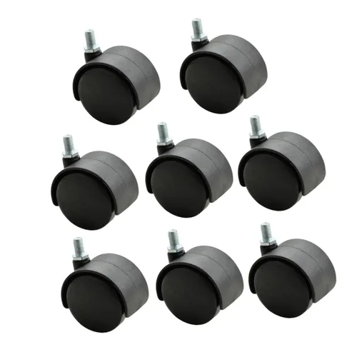Vista 4 de ULTECHNOVO 8 unids 2 ruedas para muebles silla ruedas ruedas silla oficina ruedas silla rueda nido