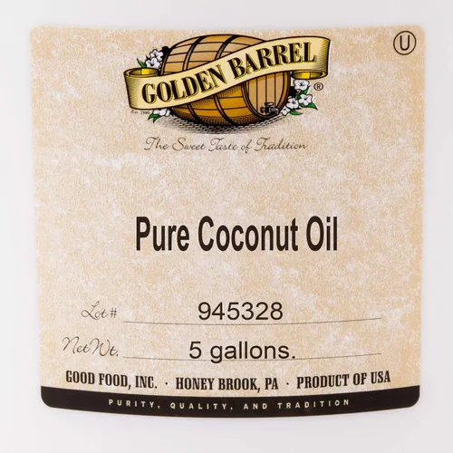 Vista 2 de TableTop King Aceite de coco de 5 galones (38 libras)
