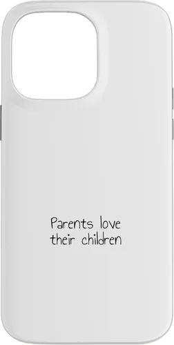 Vista 21 de iPhone 16 Parents love their children Case