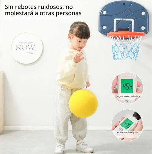Vista 4 de Balón de espuma suave sin ruido de 7 pulgadas para kickball y dodgeball, para actividades en interiores