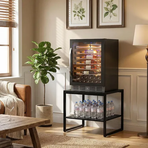 Vista 4 de Homieasy Mesa auxiliar, mesa auxiliar cuadrada de 20 pulgadas, mini soporte Negro