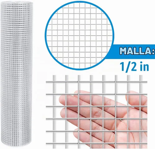 Vista 4 de Fencer Wire Paño de hardware galvanizado en caliente calibre 19 con malla tamaño 1/2 "x 1/2