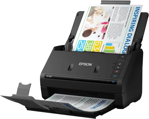 Vista 8 de Epson Workforce ES-400 Color Duplex Document Scanner para PC y Mac, alimentador automático de documentos (ADF)