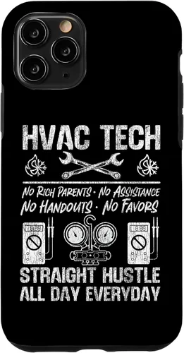 Vista 29 de HVAC Technician Tech Vintage HVAC Tech No Rich Parents No Case for iPhone 16