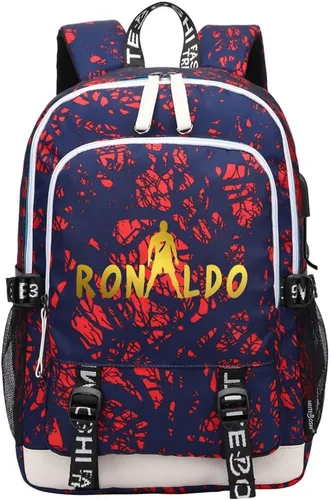 Vista 35 de Soccer Player 7 Mochila deportiva multifunción para viajes, portátil, para fanáticos del fútbol, para hombres y mujeres, negro - 2, Tamaño único