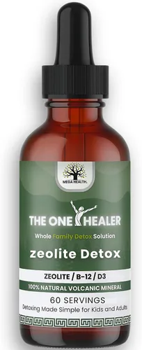 Vista 9 de The One Healer Zeolite Detox para niños y adultos, gotas de zeolita pura con metilo B12 y vitamina D3 para desintoxicación de metales pesados
