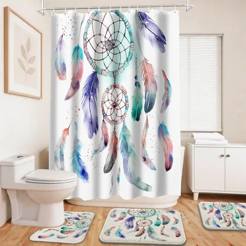 Vista 25 de Cool Modern - Juego de portaaviones para niños con cortina de ducha náutica militar y alfombras de 20 x 31 pulgadas, accesorios de baño, decoración