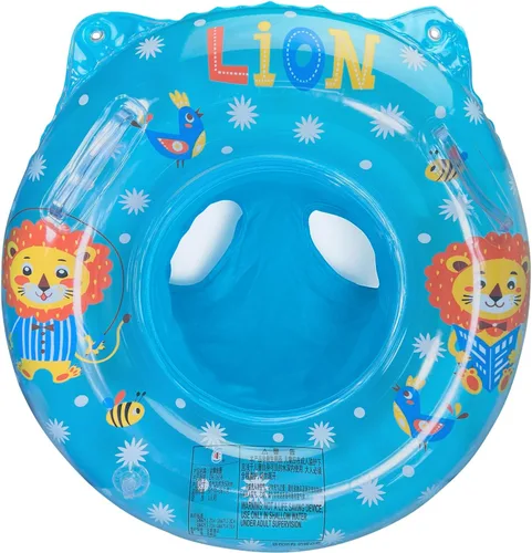 Vista 10 de Sealive Flotador de piscina infantil, anillo de natación para bebé con asiento para niños pequeños barco y doble asa, primeros flotadores de piscina