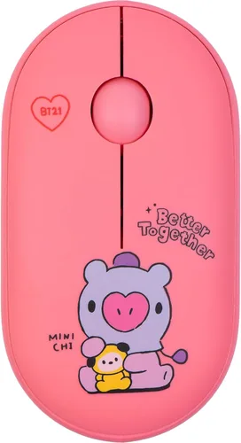 Vista 8 de Hamee BT21 My Little Buddy Series Mouse para portátil, iPad, MacOS, PC, Windows, Android - CHIMMY