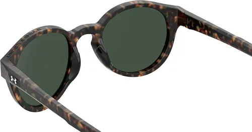 Vista 8 de Under Armour Gafas de sol redondas UA Infinity para adultos, Habana OscuraVerde
