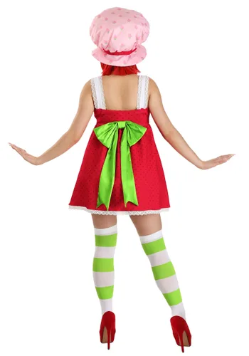 Vista 2 de Disfraz de Strawberry Shortcake para Adultas con Estilo Multicolor