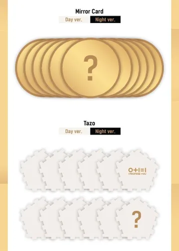 Vista 3 de YMC Entertainment WANNA ONE - 0+1=1 I PROMISE YOU (2nd Mini álbum) [Day+Night ver. SET] 2CD+Photobook+Photocard+Mirror Card+Tazo+2 Póster plegado