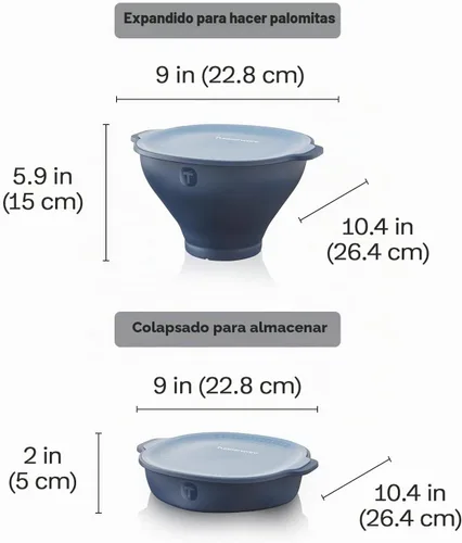 Vista 3 de Tupperware Wow Pop - Máquina para hacer palomitas de maíz para microondas