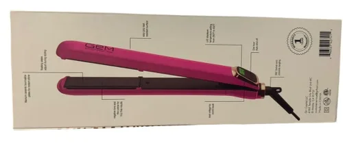 Vista 2 de GEM Glamour Energy Magic 3X - Plancha digital para peinar con protección contra la humedad, 1 pulgada