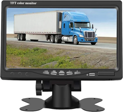 Vista 9 de 4.3 pulgadas pequeño mini digital abatible pantalla de monitor plegable para coche camión vehículo vista trasera kits de estacionamiento invertido