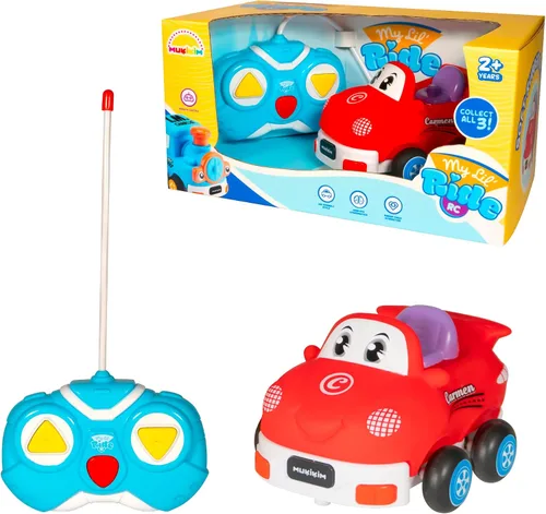 Vista 8 de MUKIKIM My Little Rides - Beatrice The Bee. El primer auto a control remoto de tu hijo. Seguro y duradero para niños de 2 años en adelante/niños