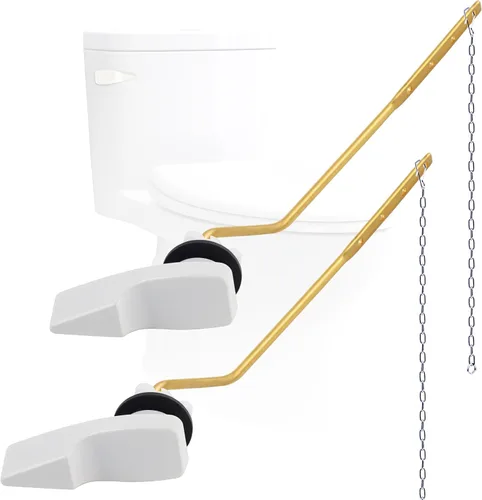 Vista 17 de Kit de repuesto de manija de inodoro de metal universal de montaje lateral compatible con American Standard/Mansfield/Gerber/TOTO/Kohler inodoro