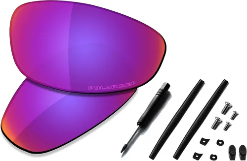 Vista 15 de SAUCER Lentes de repuesto prémium y kits de goma para Oakley Juliet Protección UV400, arañazos, ajuste preciso polarizado oro de 24 quilates