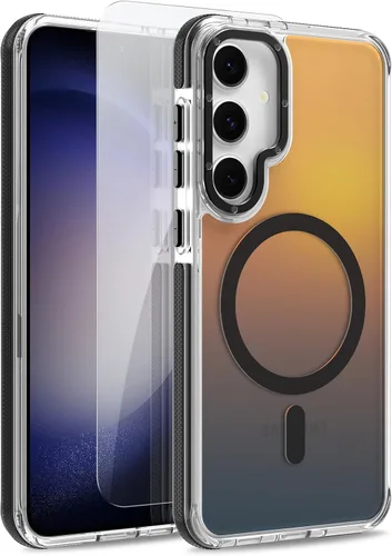 Vista 124 de Funda magnética para Google Pixel 10 Pro XL [compatible con Magsafe] [bonito diseño fluorescente de moda] a prueba de golpes, delgada, translúcida