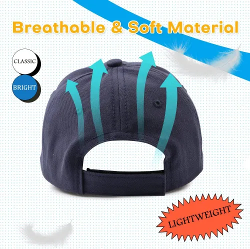 Vista 9 de Peecabe Gorra de béisbol para niños pequeños, unisex, de algodón, ajustable, para bebés, niños, gorra de béisbol para niñas de 1 a 5 años