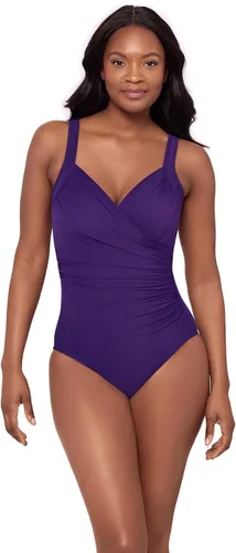 Vista 8 de Miraclesuit Traje de baño de una pieza para mujer, con control de abdomen, con aros Aegean