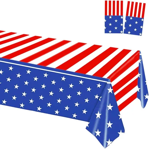 Vista 9 de Paquete de 2 manteles de plástico desechables, manteles de plástico para barbacoa, picnic, cumpleaños, bodas, fiestas, impermeables y a prueba