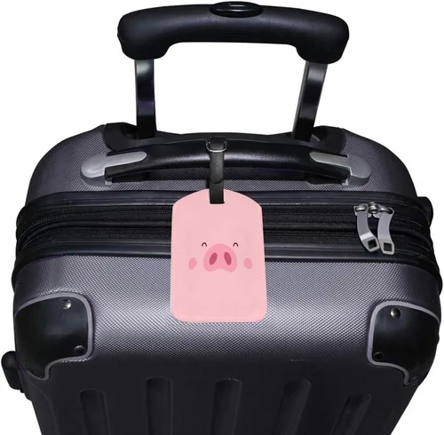 Vista 2 de Guitong Viaje Equipaje Etiqueta Combat Ovejas Fondo Blanco Mochila Etiqueta Maleta Identificador de Viaje Inteligente Cuero Viaje Negocios, Bonita