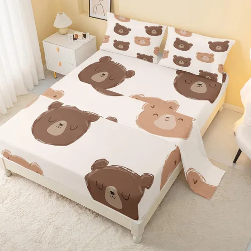 Vista 13 de CVHouse Juego de sábanas de mariposa arcoíris tamaño Queen para niñas, niños, adolescentes – Juego de ropa de cama ajustable de 4 piezas B1