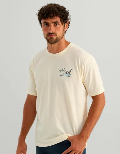 Vista 60 de HUK Mens Fishing Graphic Tee, Performance Short Sleeve, Quick-Dry Bass Bones - Búho nocturno