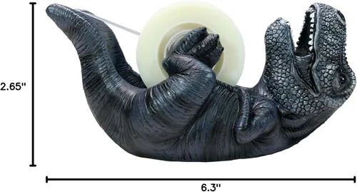 Vista 3 de Dispensador de cinta adhesiva T-Rex negro Streamline Imagined